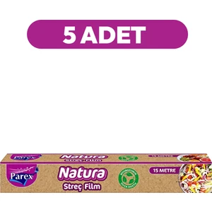 Natura Streç Film 15 Mt 5 Paket