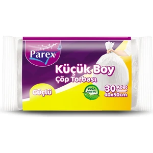 Güçlü Çöp Torbası Küçük Boy 30'lu 40 x 50 cm