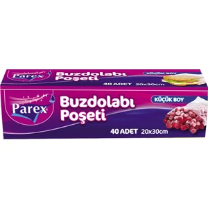 40’li Buzdolabı Poşeti Küçük Boy 20 x 30 cm