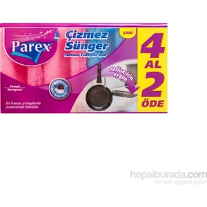 Çizmez Sünger Oluklu 4'lü