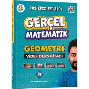Kr Akademi Yayınları Gerçel Matematik DGS KPSS TYT ALES Geometri Video Ders Kitabı