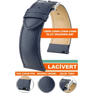 18MM-20MM-22MM-24MM Saatlerle Uyumlu Soft Deri Saat Kordonu Kayışı Rolax