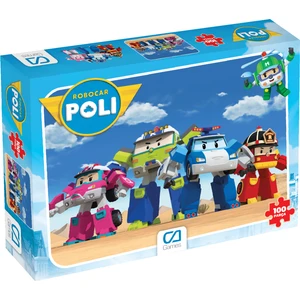 Ca Games Robocar - 100 Parçalı Puzzle