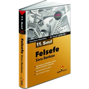 Aydın Yayınları   11. Sınıf Felsefe Konu Özetli Soru Bankası
