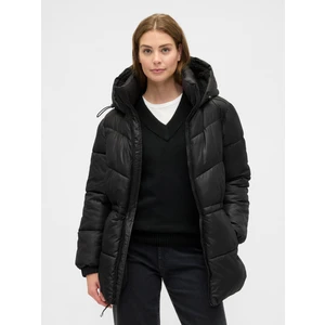 Kadın Siyah Coldcontrol Max Relaxed Midi Puffer Şişme Mont