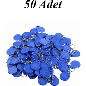 (50 Adet) 125 Khz Proximity Anahtarlık, Göstergeç Anahtarlık, Manyetik Anahtarlık  