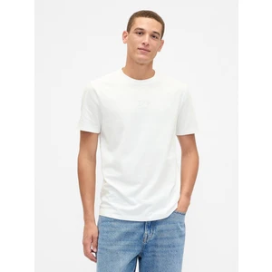Erkek Beyaz Everyday Soft Gap Mini Logo T-Shirt