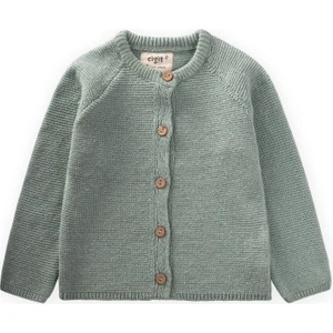 Links Triko Hırka 1-8 Yaş Mint Yeşili