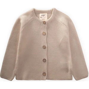 Links Triko Hırka 1-8 Yaş A Bej