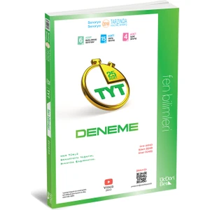 ÜçDörtBeş Yayınları TYT Fen Bilimleri 25 Deneme