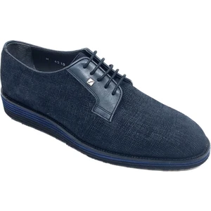 Lacivert Tekstil Klasik Erkek Ayakkabı 1529 233 44