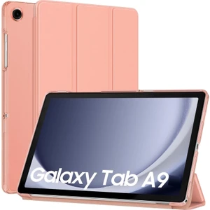 M.TK Moveteck Samsung Galaxy Tab A9 8.7 Inç Tablet Kılıfı Akıllı Smart Katlanabilir Renkli Kapak SM-X110 (Uyumlu)