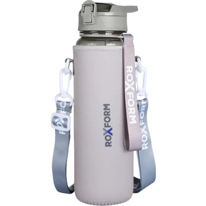 Suluk Matara 1100 Ml, Premium Pp Malzeme, Sağlıklı Bpa & Bps Içermez, Kılıflı, Çift Kapaklı, Koku Yapmaz, Sızdırmaz ve Dayanıklı, Gri