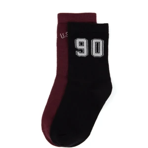 U.S. Polo Assn. Erkek Çocuk 2'li Soket Çorap 50318051-VR046