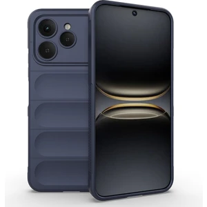 Tecno Spark 40 Uyumlu Kılıf Etnik Optimum Mat Kamera Korumalı Silikon Lacivert