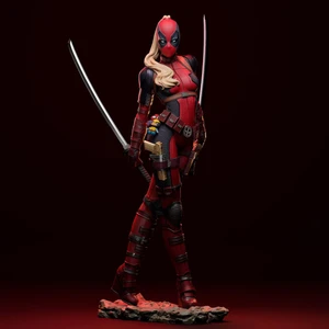 Deadpool 3D Figür Lady Deadpool 3D