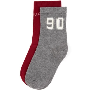 U.S. Polo Assn. Erkek Çocuk 2'li Soket Çorap 50318051-VR086
