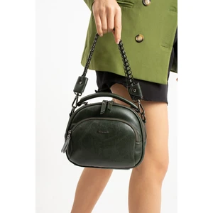 Teal Collection Kadın Omuz ve El Çantası – Çok Bölmeli, Zincir Askılı, Suni Deri, Şık Günlük Çapraz Çanta