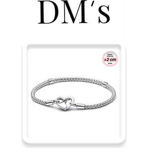 DMs Silver Trok Zincir Gümüş Bileklik