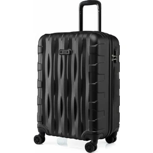 Louisiana Polo Büyük Boy Valiz 4x2 Teker Siyah-Siyah 1167