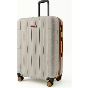 Louisiana Polo Büyük Boy Valiz 4x2 Teker Vizon-Taba 1167