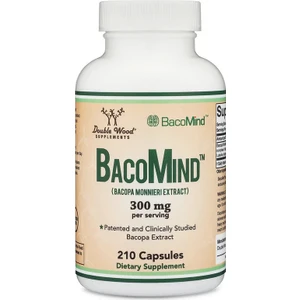 Double Wood Bacomind Bacopa Extract Supplement 300MG 210 Kapsül Bacopa Monnieri Extract