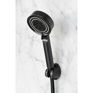 5 Fonksiyonlu Siyah Duş Başlığı – Yüksek Basınçlı, Tazyikli, Su Tasarruflu Masajlı