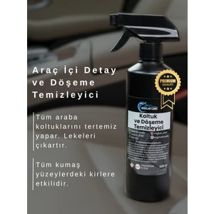 EngCar Care Araba Döşeme Koltuk Kir Leke Temizleme Spreyi Yüksek Etkili - Oto Detaylı Temizlik Spreyi 500ML