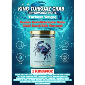Turkuaz Crab Yengeç Ballı Polenli Aktar Macunu 240 gr