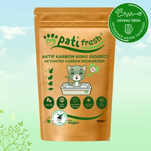 Pati Fresh Doğal Aktif Karbon Kedi Kumu Koku Giderici 100 gr
