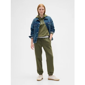 Kadın Yeşil Gap Logo Fleece Jogger Eşofman Altı