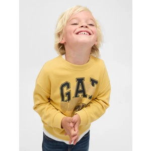 Erkek Bebek Sarı Relaxed Gap Logo Sweatshirt