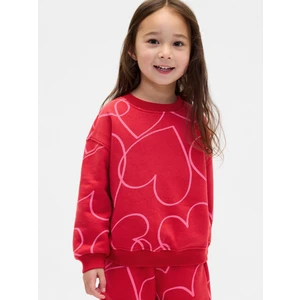 Kız Bebek Kırmızı Vintagesoft Sweatshirt