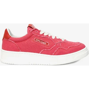 Kadın Nar Çiçeği Hakiki Deri Sneaker Ayakkabı 4Y2SA33340