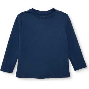 Hellobaby Erkek Bebek Uzun Kol Tshirt Interlok Bisiklet Yaka Uzun Kol