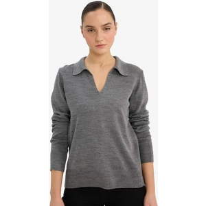 Regular Fit Polo Yaka Triko Kazak F0405AX25WN