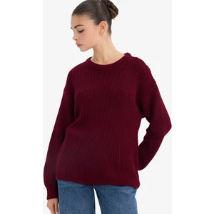 Regular Fit Bisiklet Yaka Selanik Kumaş Triko Kazak H6905AZ25WN