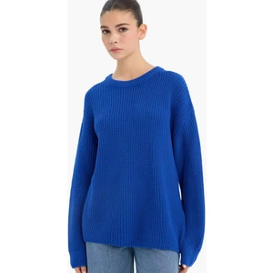 Regular Fit Bisiklet Yaka Selanik Kumaş Triko Kazak H6905AZ25WN