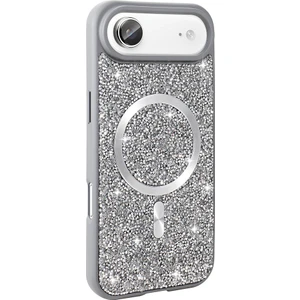 iPhone 17 Air Kılıf Pırlanta Tasarımlı Kablosuz Şarj Özellikli Mozaik Silikon Kapak