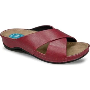 9946-1 Kadın Terlik - BORDO