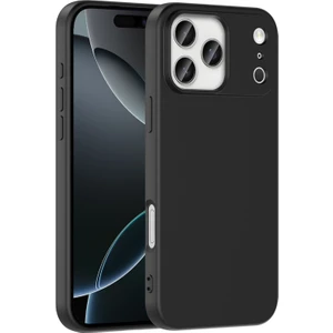 Apple iPhone 17 Pro ile Uyumlu Telefon Kılıfı Kadife Iç Yüzey Soft Tasarım Lansman Kılıf