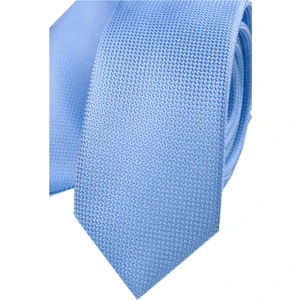 Erkek Mavi Armüllü Noktalı Kravat Kuşgözü Desenli Slim Kesim Mendilli Model