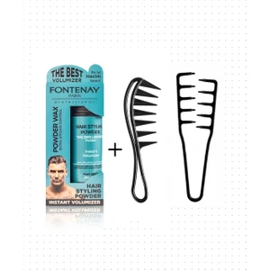 Saç Pudra Toz Wax Mat Effect 20GR + Mucizevi Şekil Tarağı + Şekil Tarak 3'lü Set