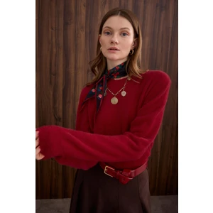 Ince Tüylü Basic Kazak Kırmızı