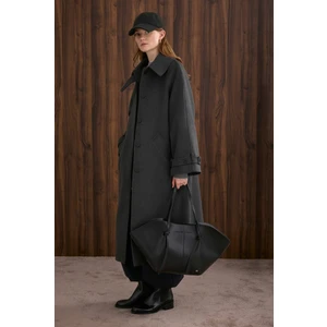 Yaka Detaylı Kaban Antrasit