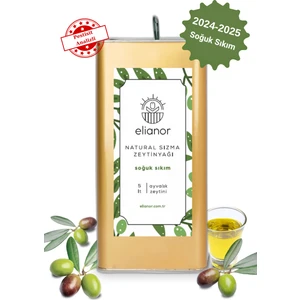 Soğuk Sıkım Natürel Sızma Zeytinyağı 5 Lt Teneke (Ayvalık 2024 - 2025)