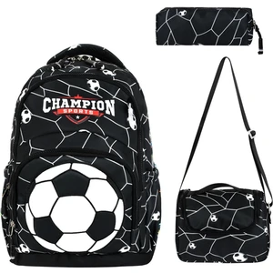 Ultra Lüks Erkek Çocuk Ortopedik Su Geçirmez İlkokul Çantası Termal Beslenme ve Kalemlik