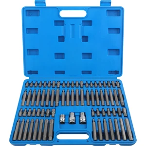 75 Parça Torx Allen Ribe M Tipi 30MM ve 75MM Bits Uç Seti