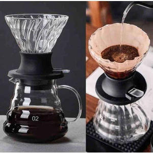 V60 Ayarlı Cam Drıpper 200 ML|V60 Immersion Dripper Switch