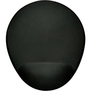 Bilek Destekli Mouse Pad - Siyah Oval Bileklikli Mousepad
